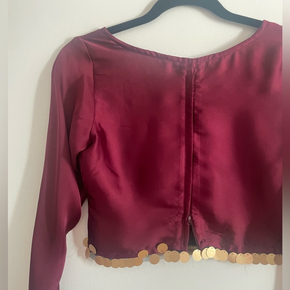 ZAHRA AHMED Silk Lehenga, Choli and Duppatta - Picture 10 of 15